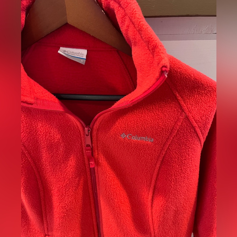 Columbia Fleece women’s Red size Small - Picture 4 of 4